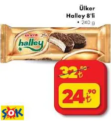 ÜLKER HALLEY 8'Lİ 240 G